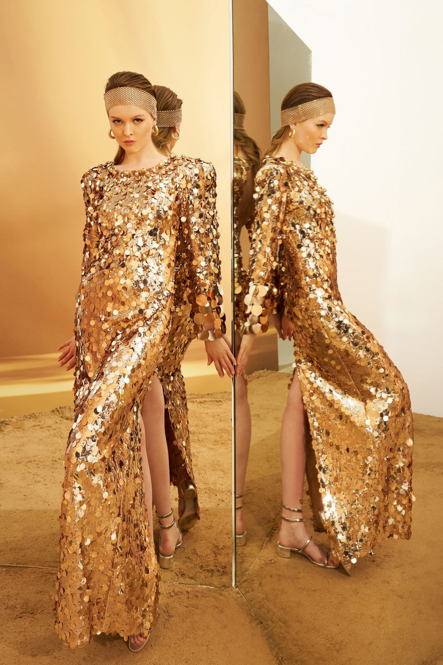Rose Gold Long Dress