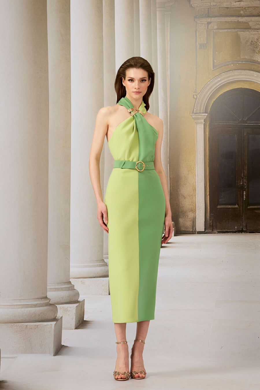 Dual Green Dress