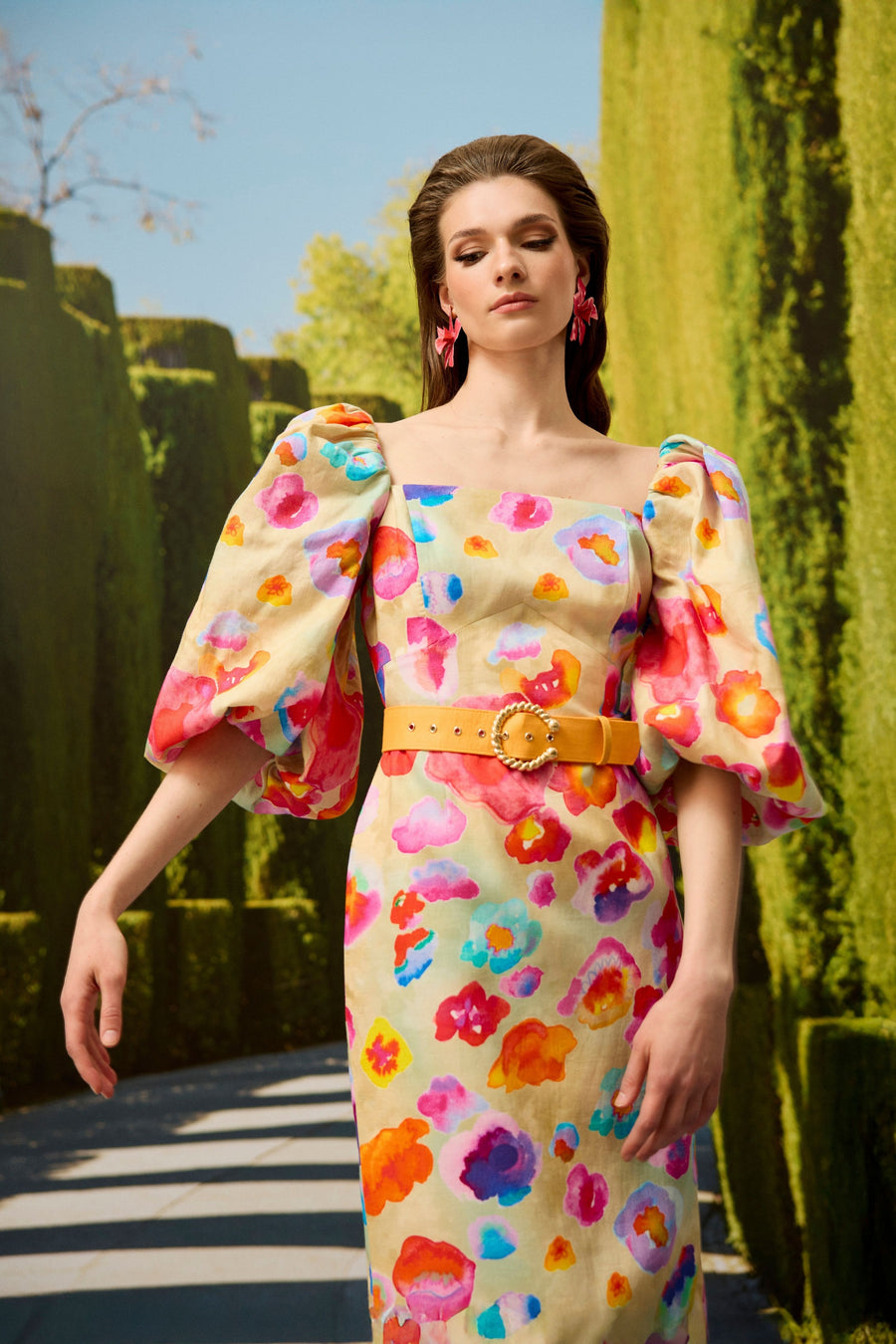 Resort Floral Dress