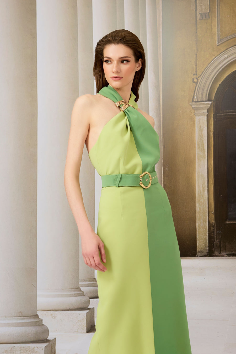 Dual Green Dress