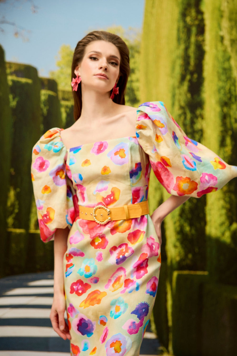 Resort Floral Dress