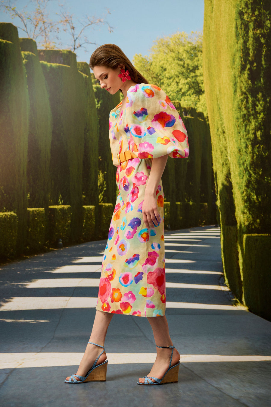 Resort Floral Dress