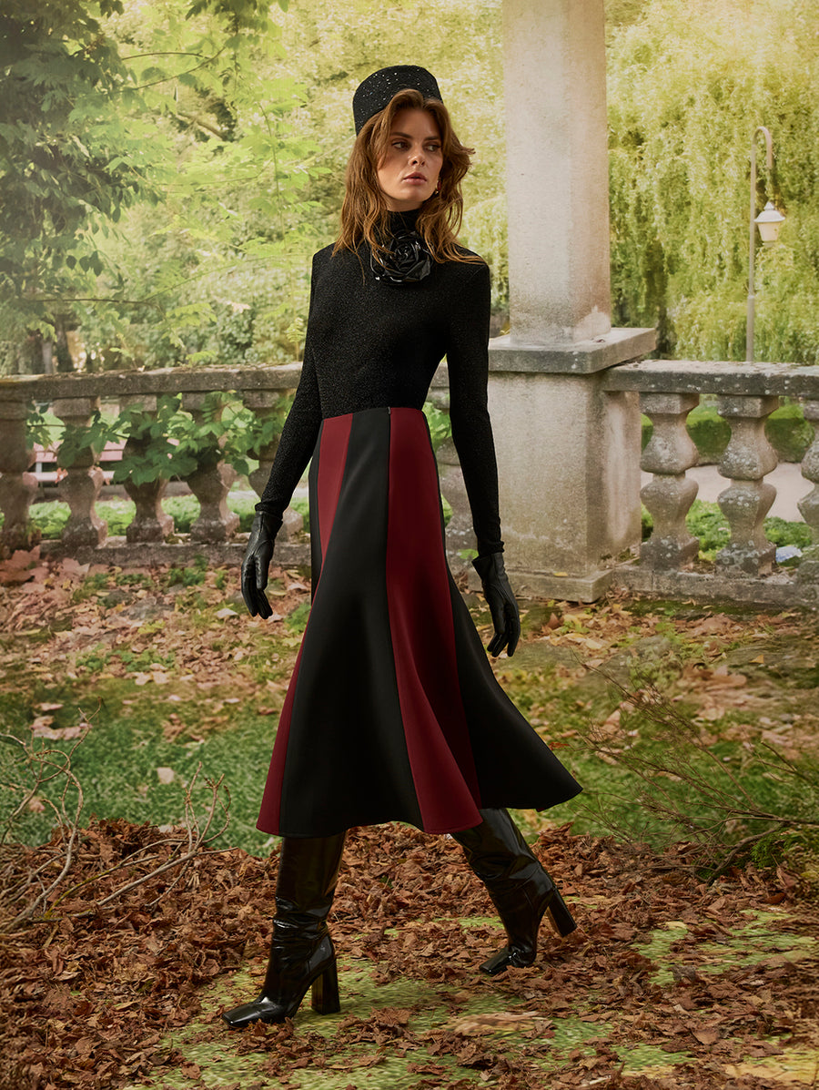 Black Turtleneck Bodysuit