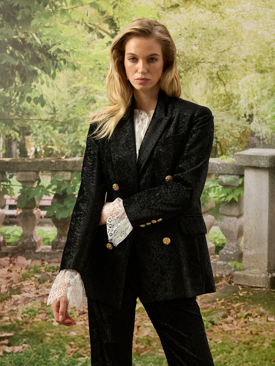 Astrakhan Velvet Jacket