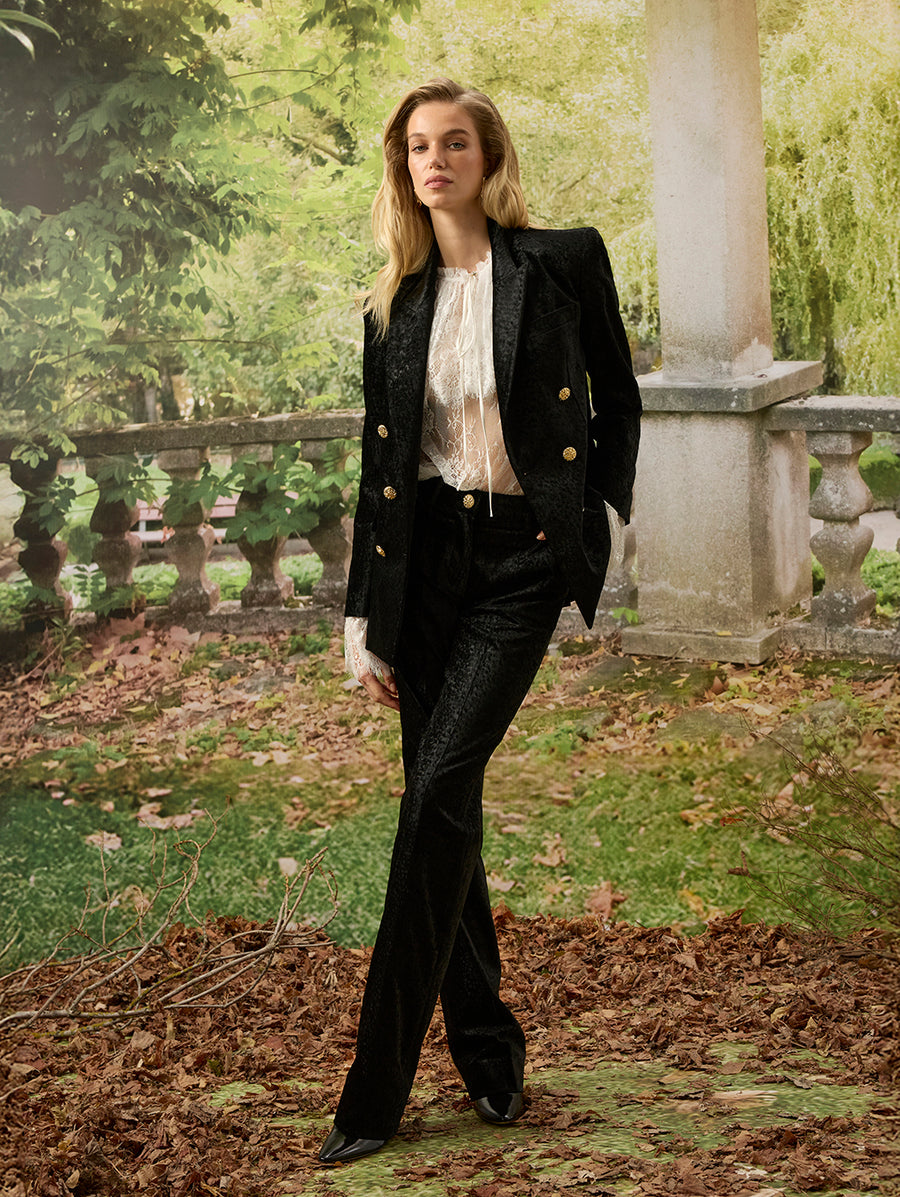 Astrakhan Velvet Jacket