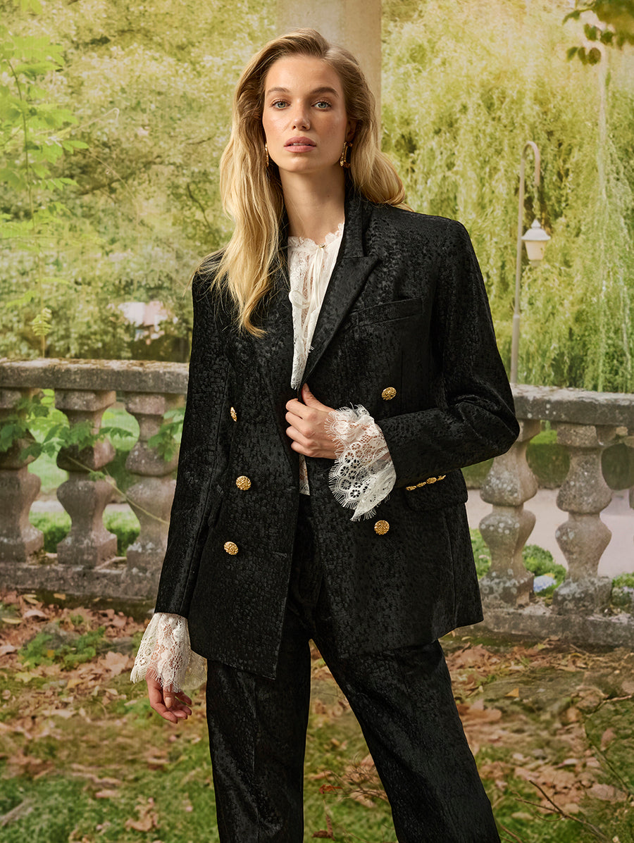 Astrakhan Velvet Jacket