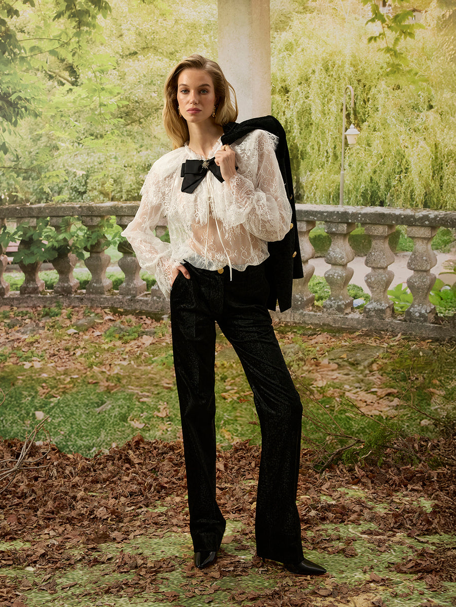 White Lace Blouse