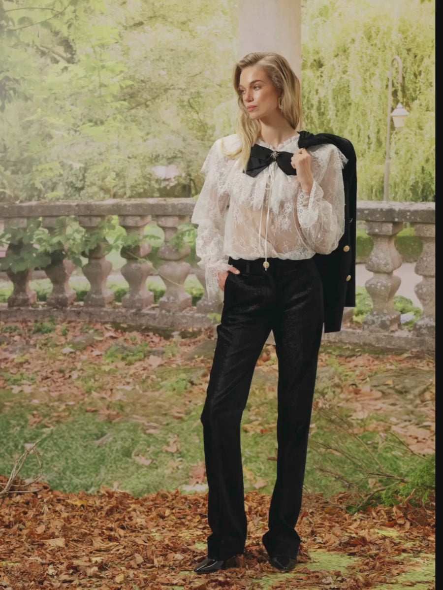 White Lace Blouse