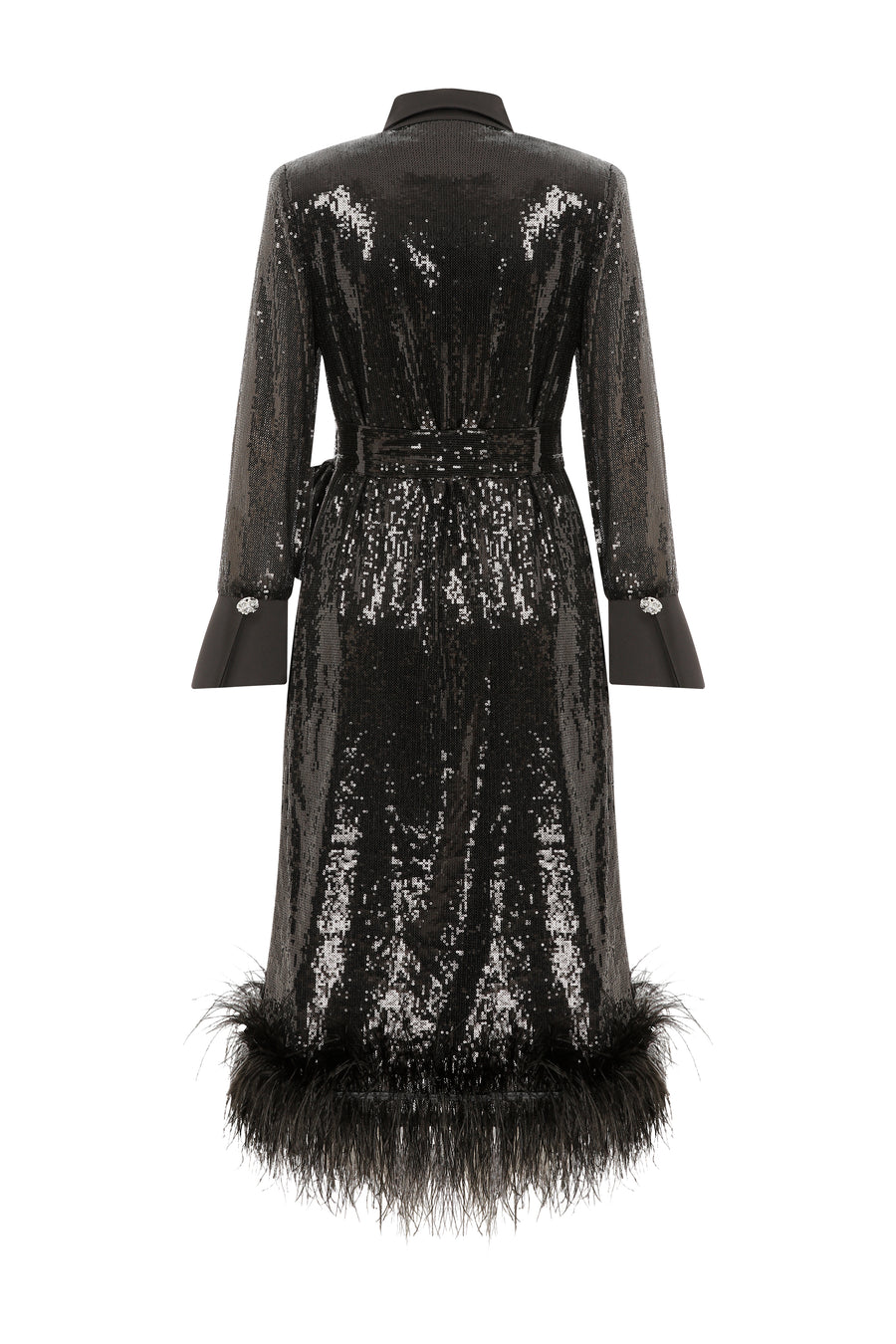 Dyla Black Sequin Dress